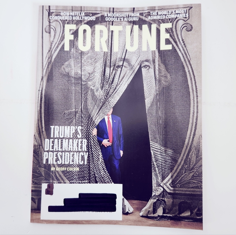 🍭7/$15 Fortune Magazine February/March 2026 Donald Trump